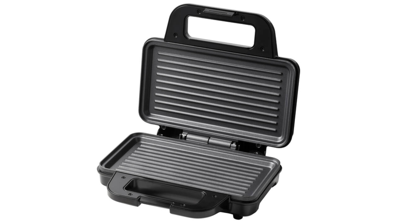 Panini grill Tomado zwart/RVS