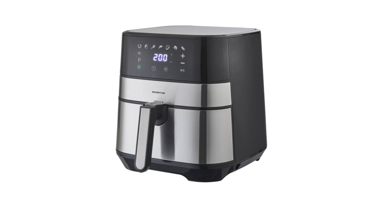 Airfryer Inventum 5 liter zwart/RVS