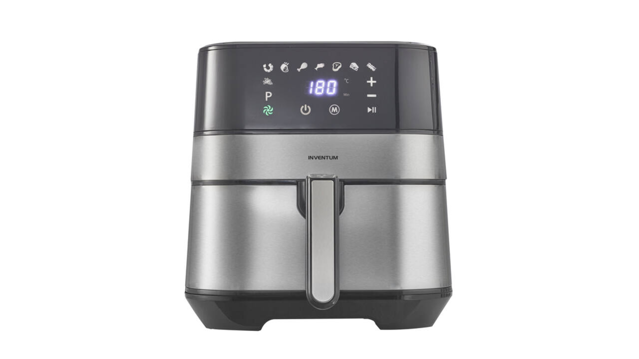 Airfryer Inventum 5 liter zwart/RVS