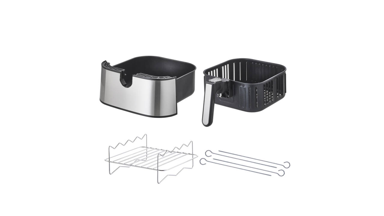 Airfryer Inventum 5 liter zwart/RVS