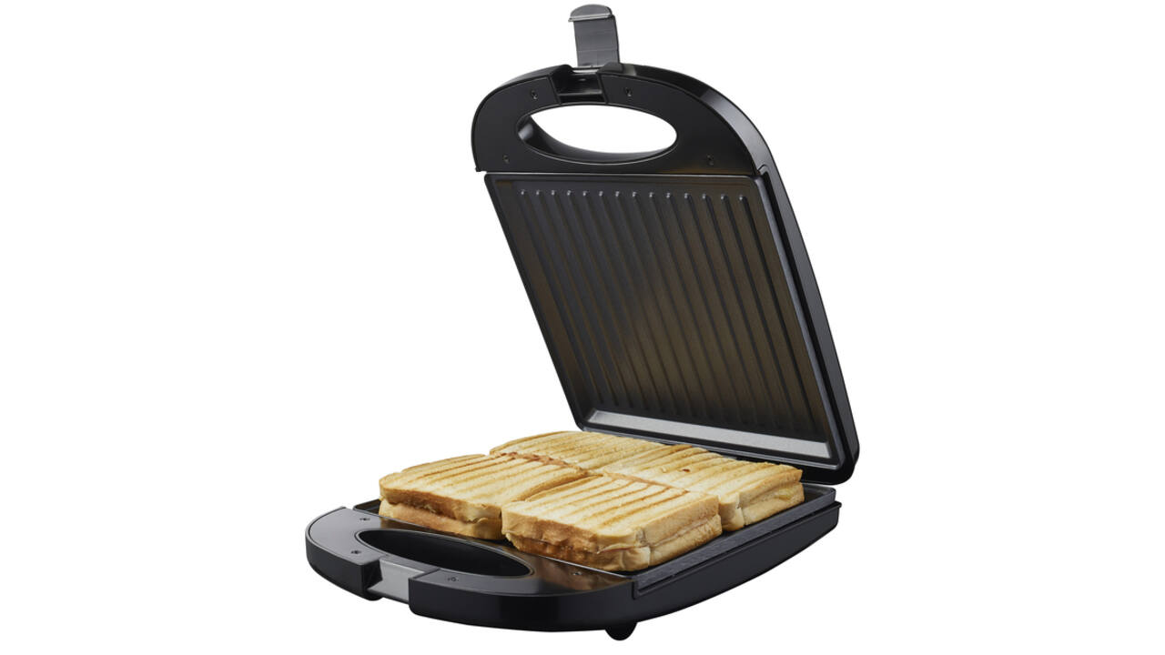 Tosti apparaat Tomado XXL 1200 Watt zwart