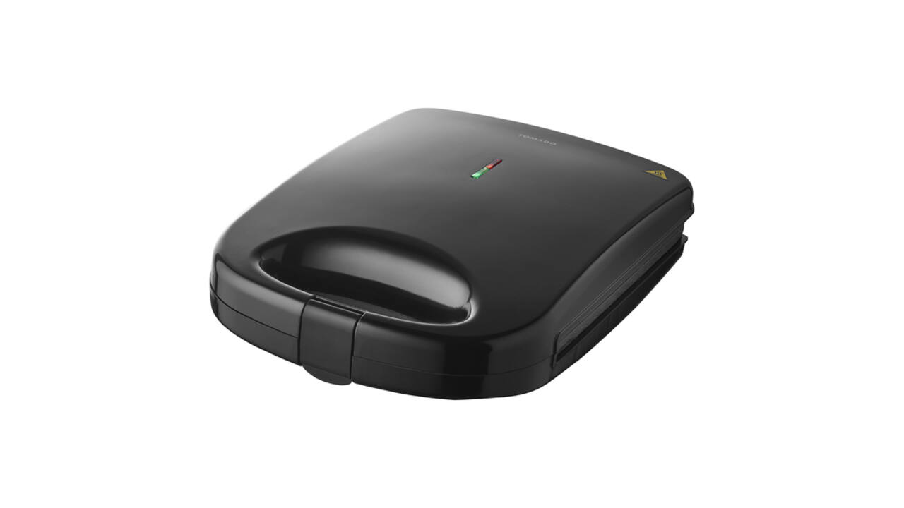 Tosti apparaat Tomado XXL 1200 Watt zwart