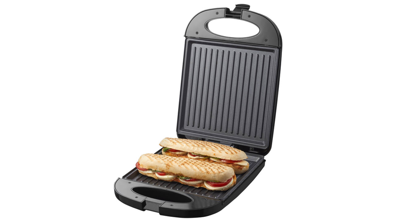 Tosti apparaat Tomado XXL 1200 Watt zwart