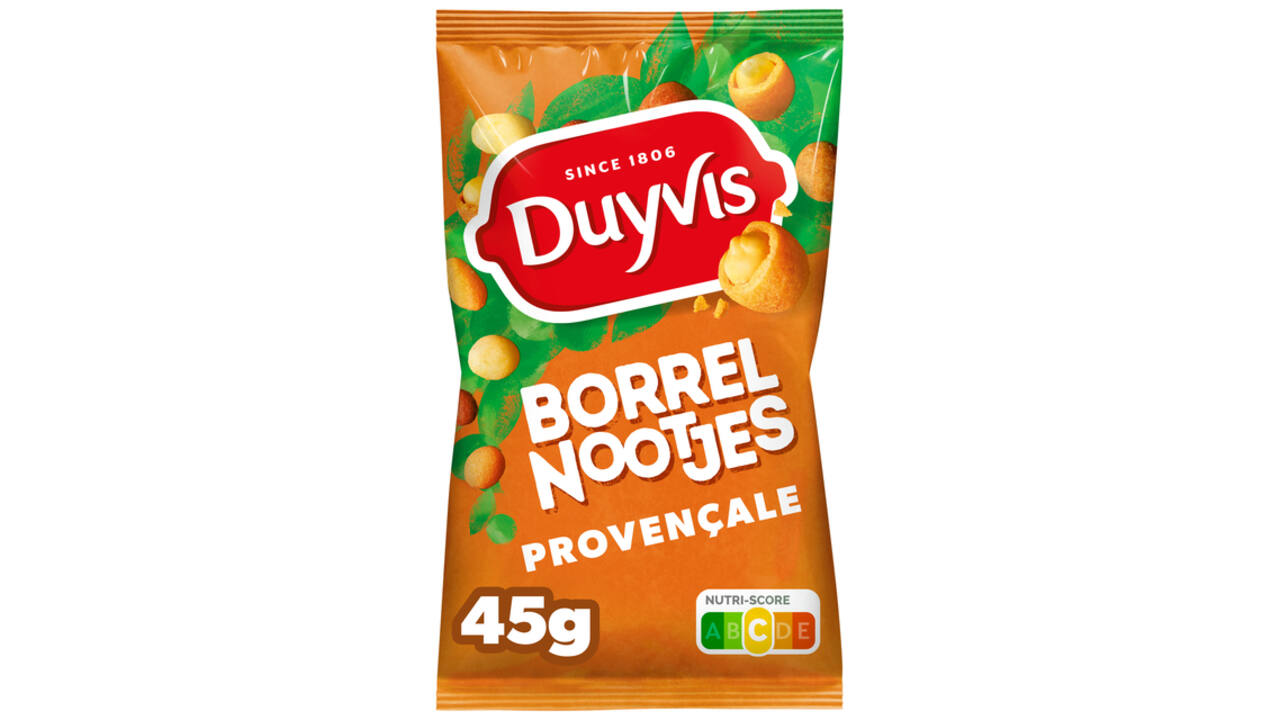 Duyvis Borrelnoot Provencale zakje 45 gram