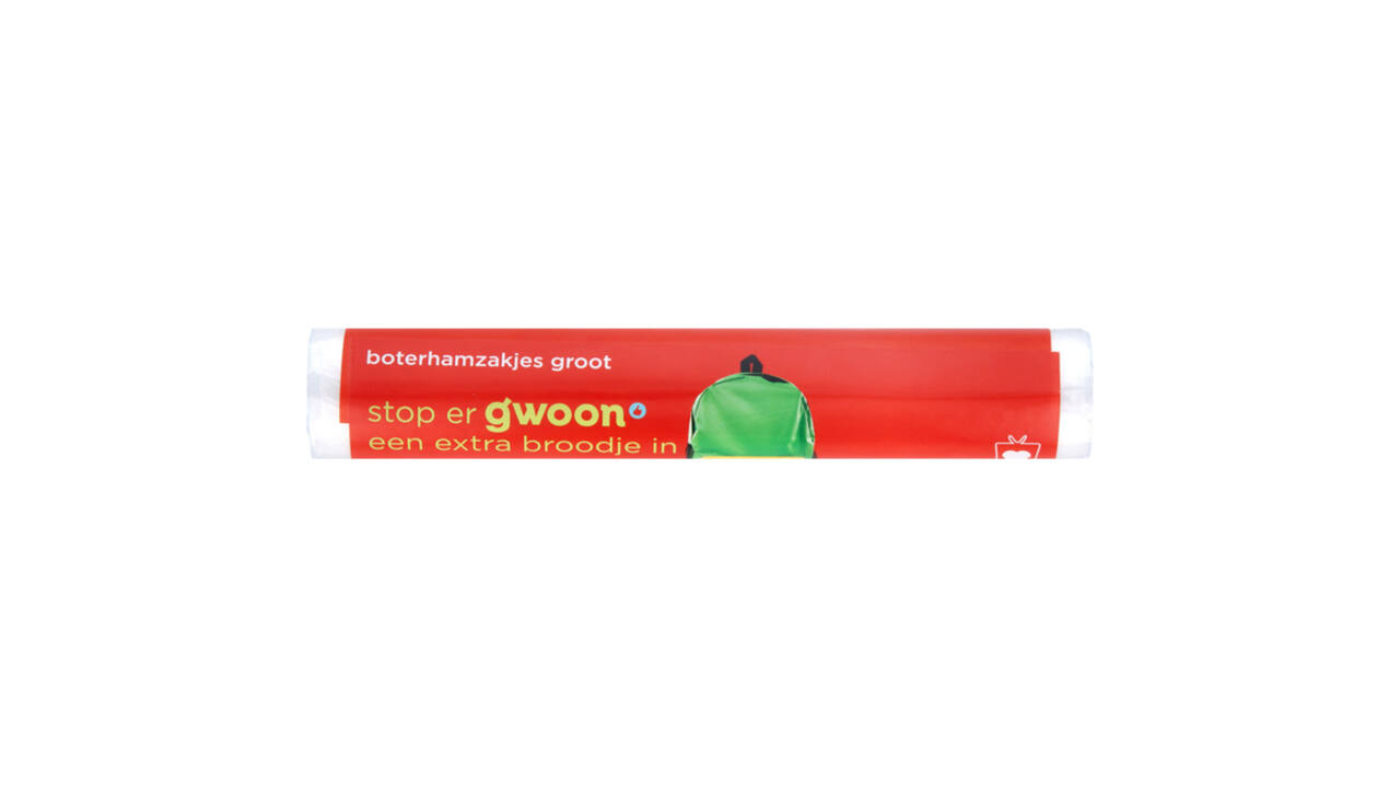 Boterhamzak G'woon 80 stuks