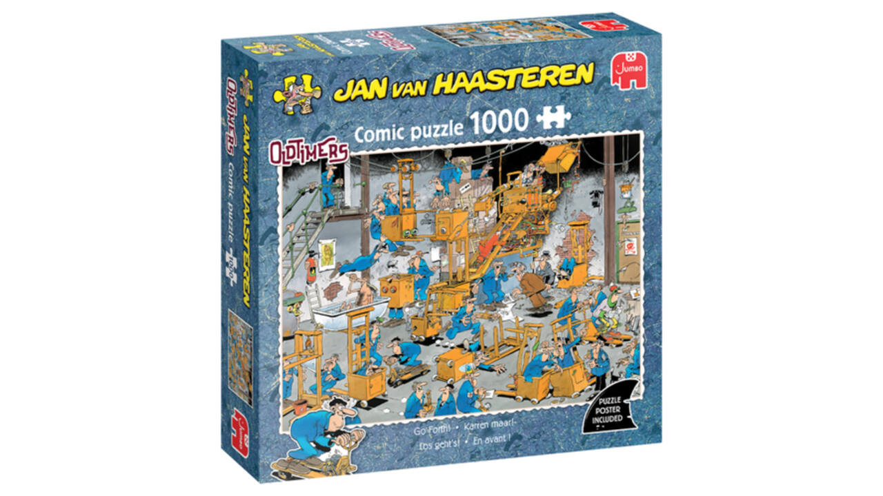 Puzzel JvH Oldtimer Karren maar! 1000st