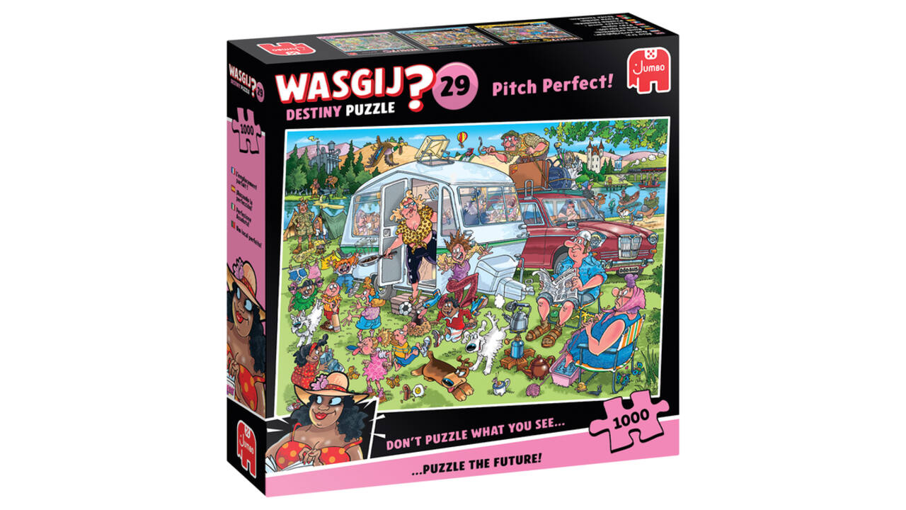 Puzzel Wasgij Destiny 29  Op de Camping!1000st