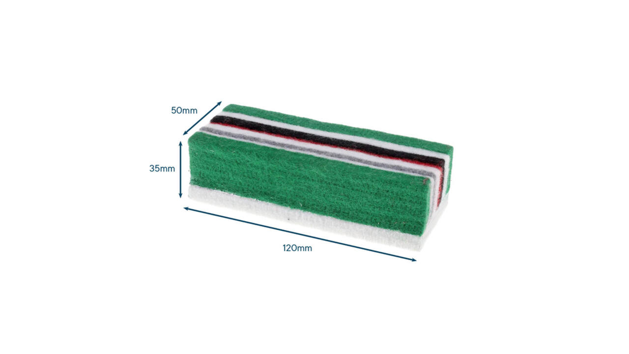 Krijtbordwisser vilt Europel 120x50x35 mm