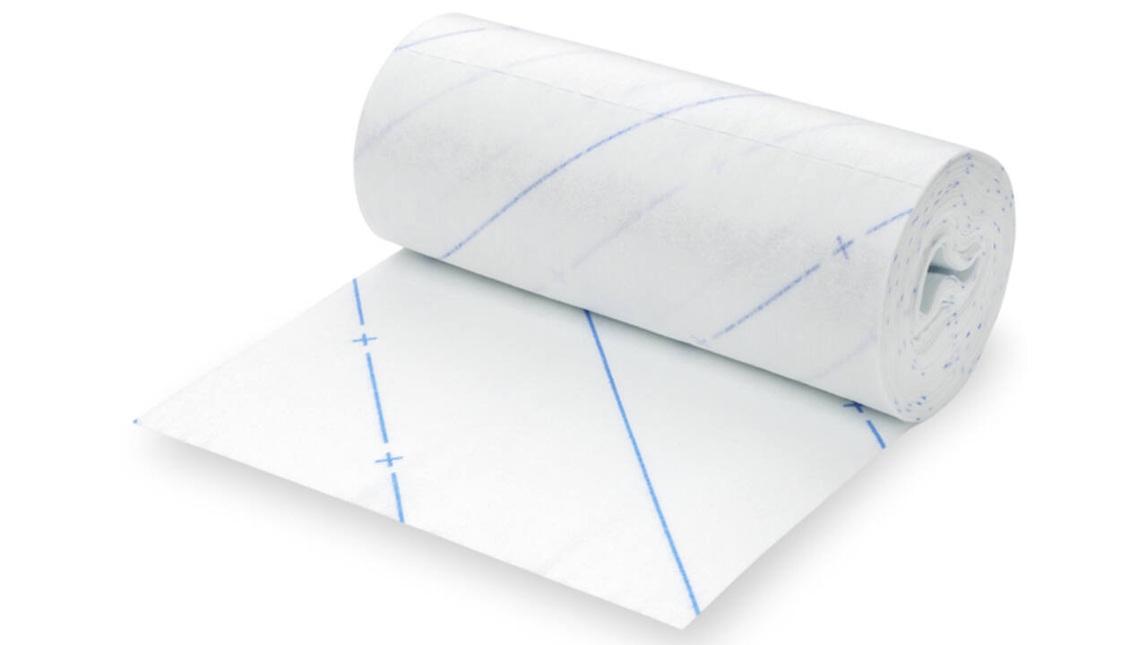 Microvezeldoek Cleaninq wegwerp 33x23,5cm 60 vel