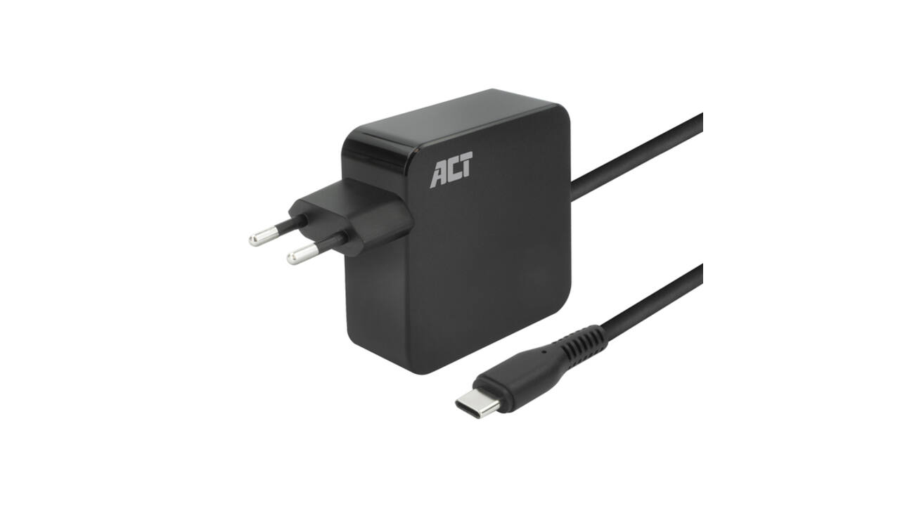 Laptop Oplader ACT USB-C Power Delivery 65W 2mtr