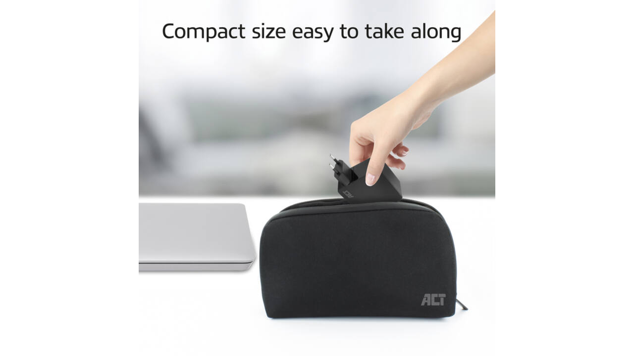 Laptop Oplader ACT USB-C Power Delivery 65W 2mtr
