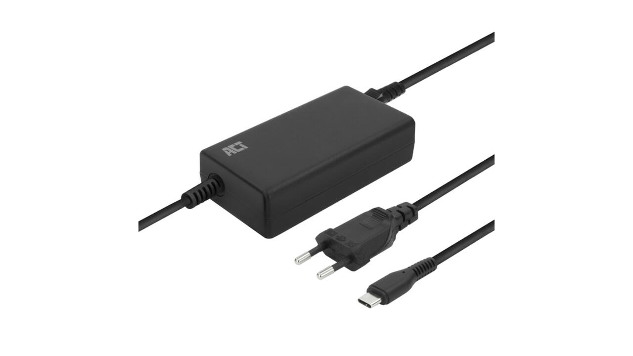 Laptop Oplader ACT USB-C Power Delivery 65W 3mtr