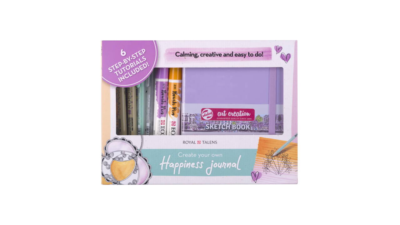 Happiness Journal Set Royal Talens 8-delig