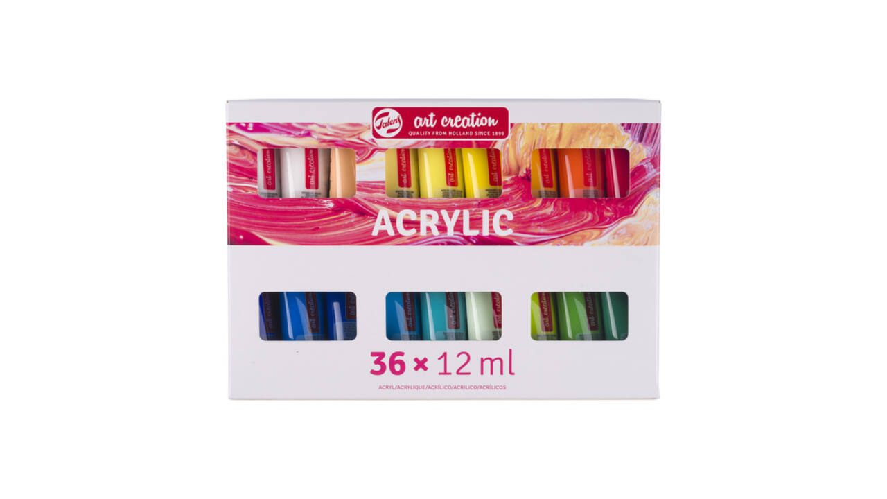 Acrylverf Talens Art Creation assorti 36 tubes à 12ml