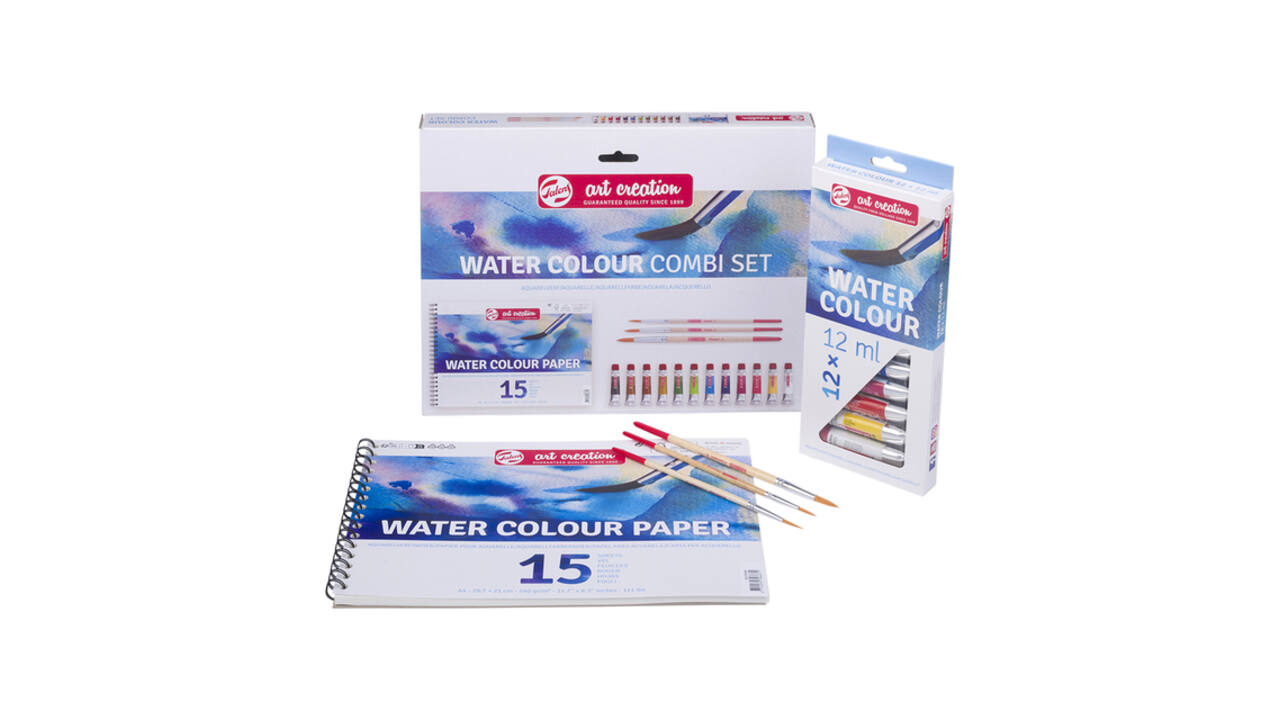 Schilderset Talens Art Creation aquarel à 16-delig blauw