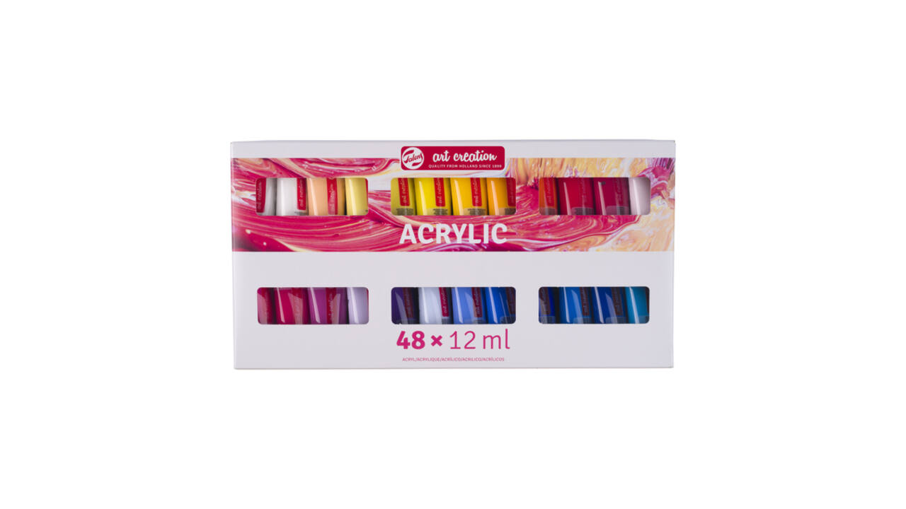 Acrylverf Talens Art Creation assorti 48 tubes à 12ml