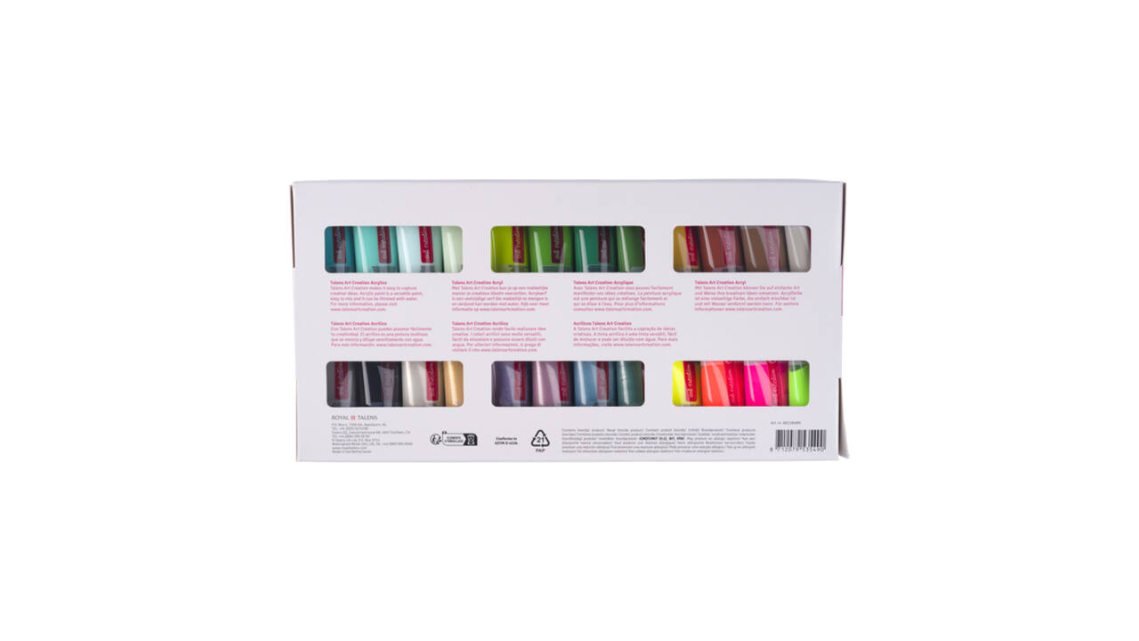 Acrylverf Talens Art Creation assorti 48 tubes à 12ml