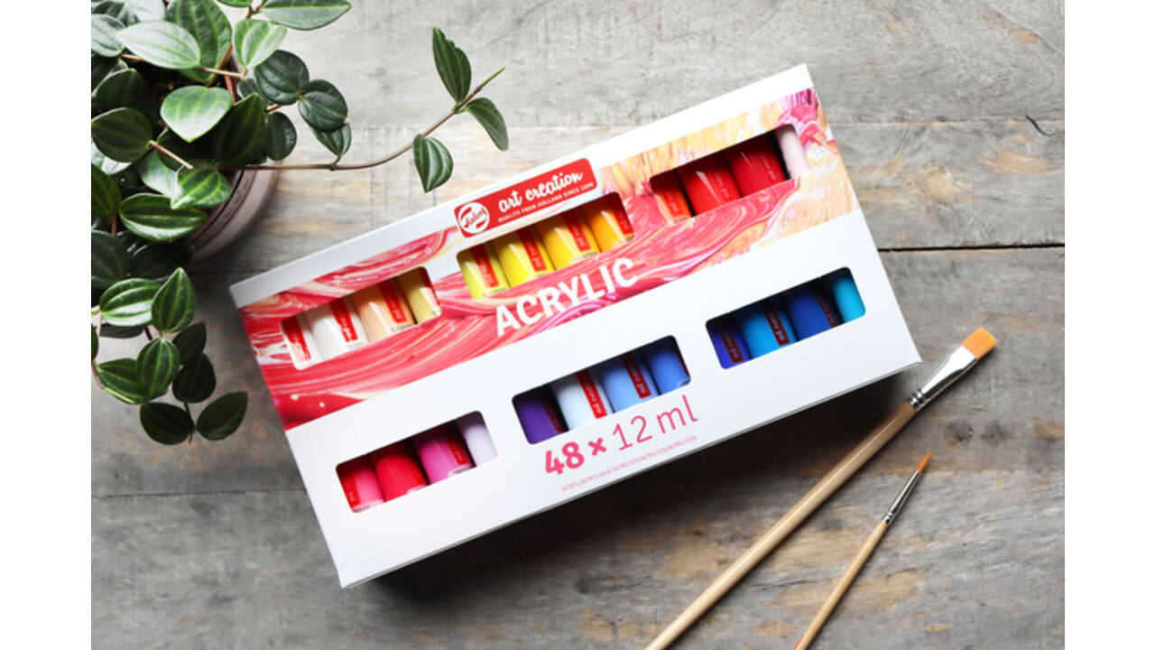 Acrylverf Talens Art Creation assorti 48 tubes à 12ml