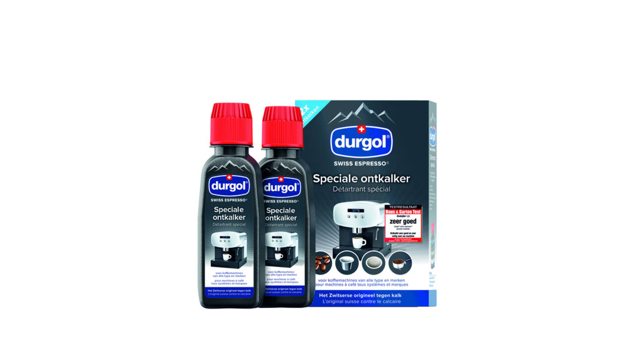 Ontkalker Durgol swiss espresso 2x125 ml