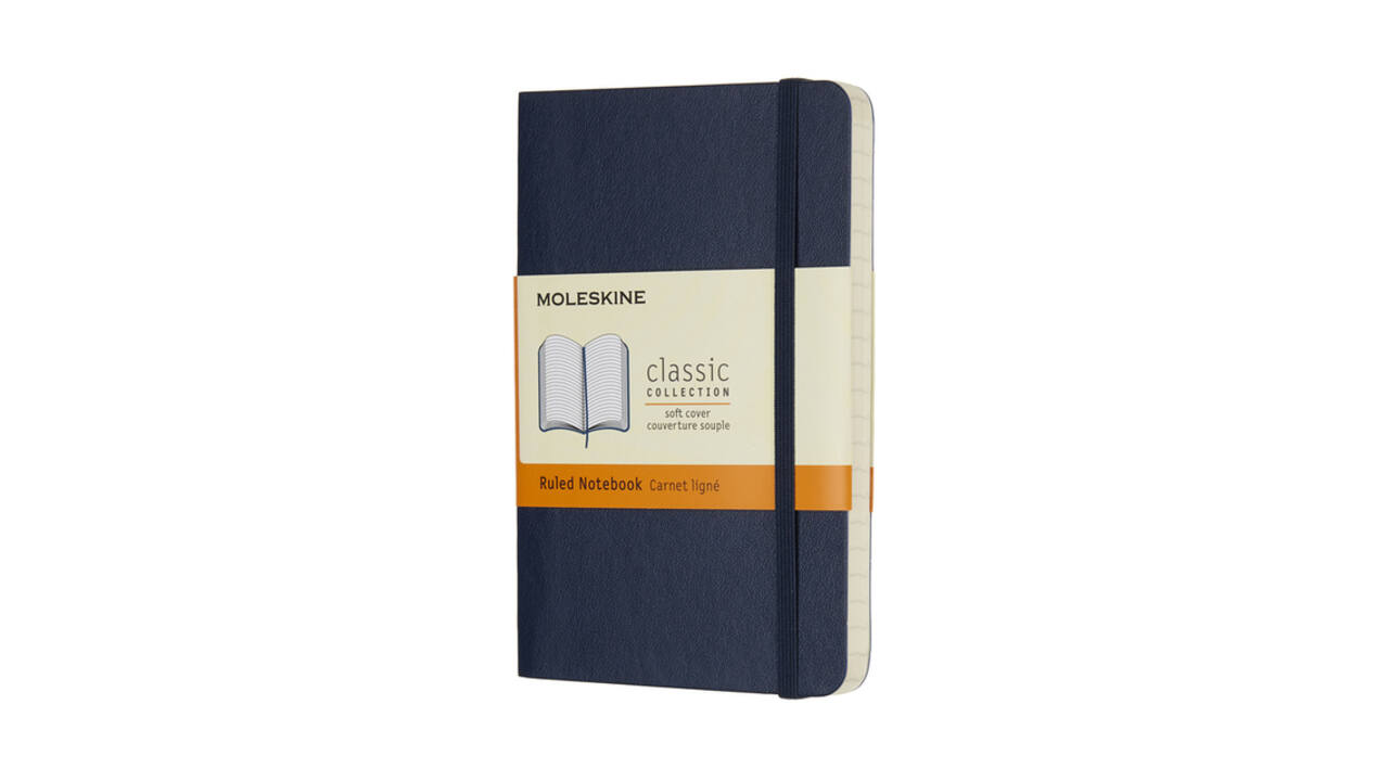 notitieboek A6 Moleskine SC saffier blauw