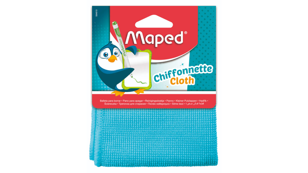 Wisdoek Maped microvezel 20x20cm blauw