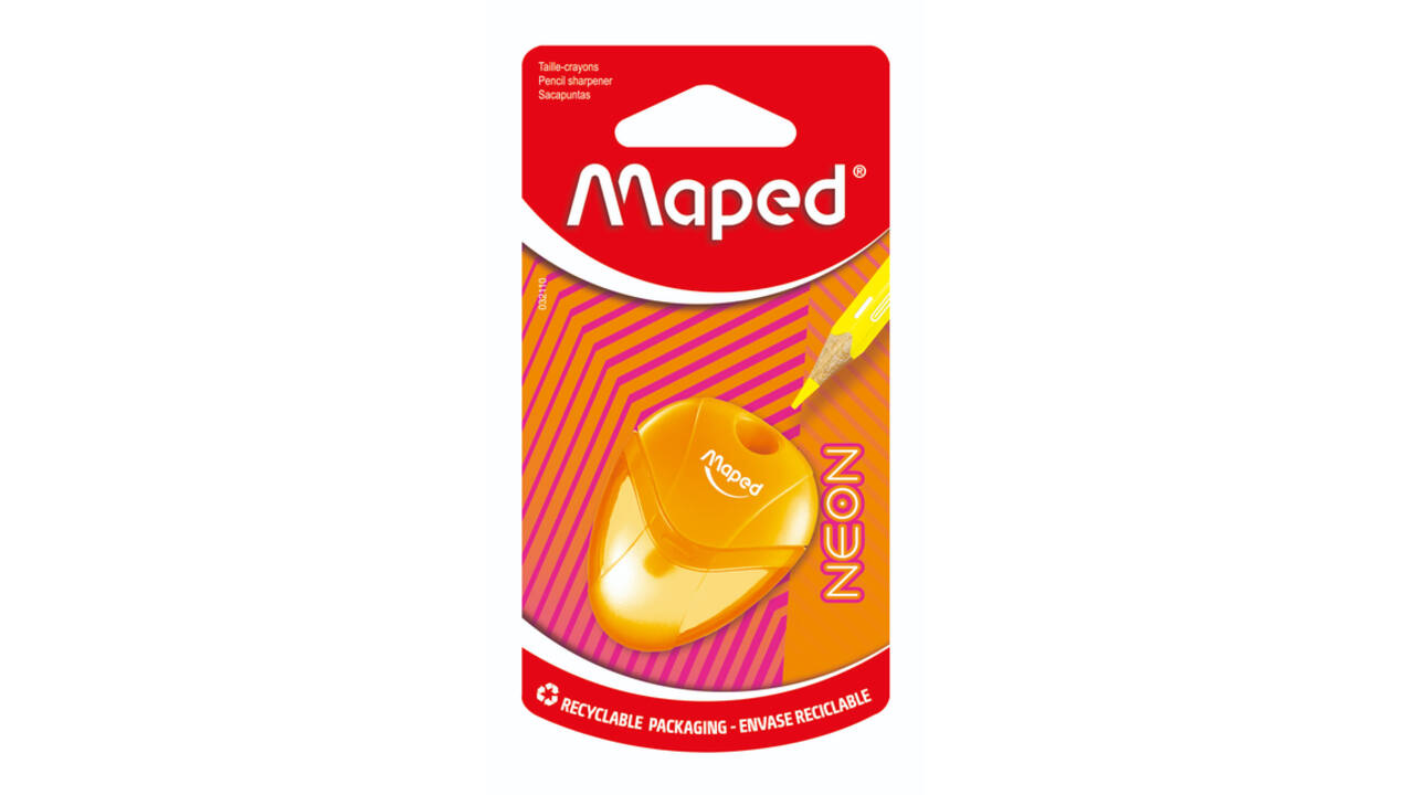 Puntenslijper Maped Neon Igloo 1-gaats assorti