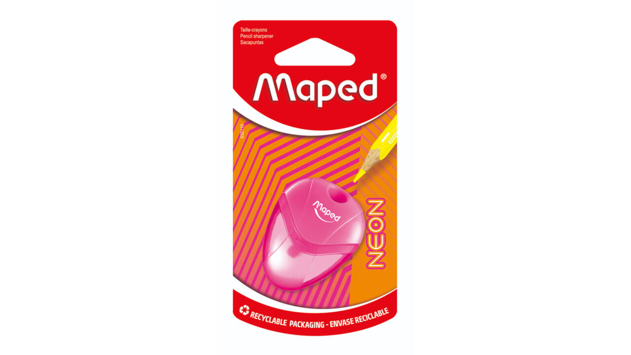 Puntenslijper Maped Neon Igloo 1-gaats assorti
