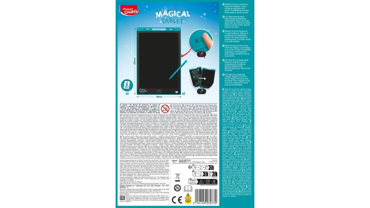 Tekentablet Maped Creativ Magical Tablet Maxi blauw