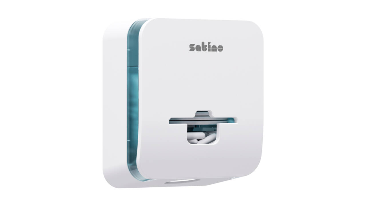 Dameshygiënedispenser Satino FC1 Hyginity FemCare wit 333442