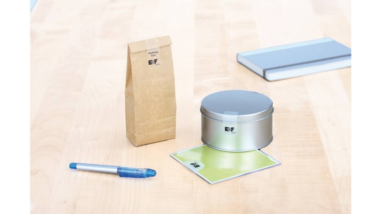 Etiket HERMA 4236 rond 40mm transparant 600 stuks