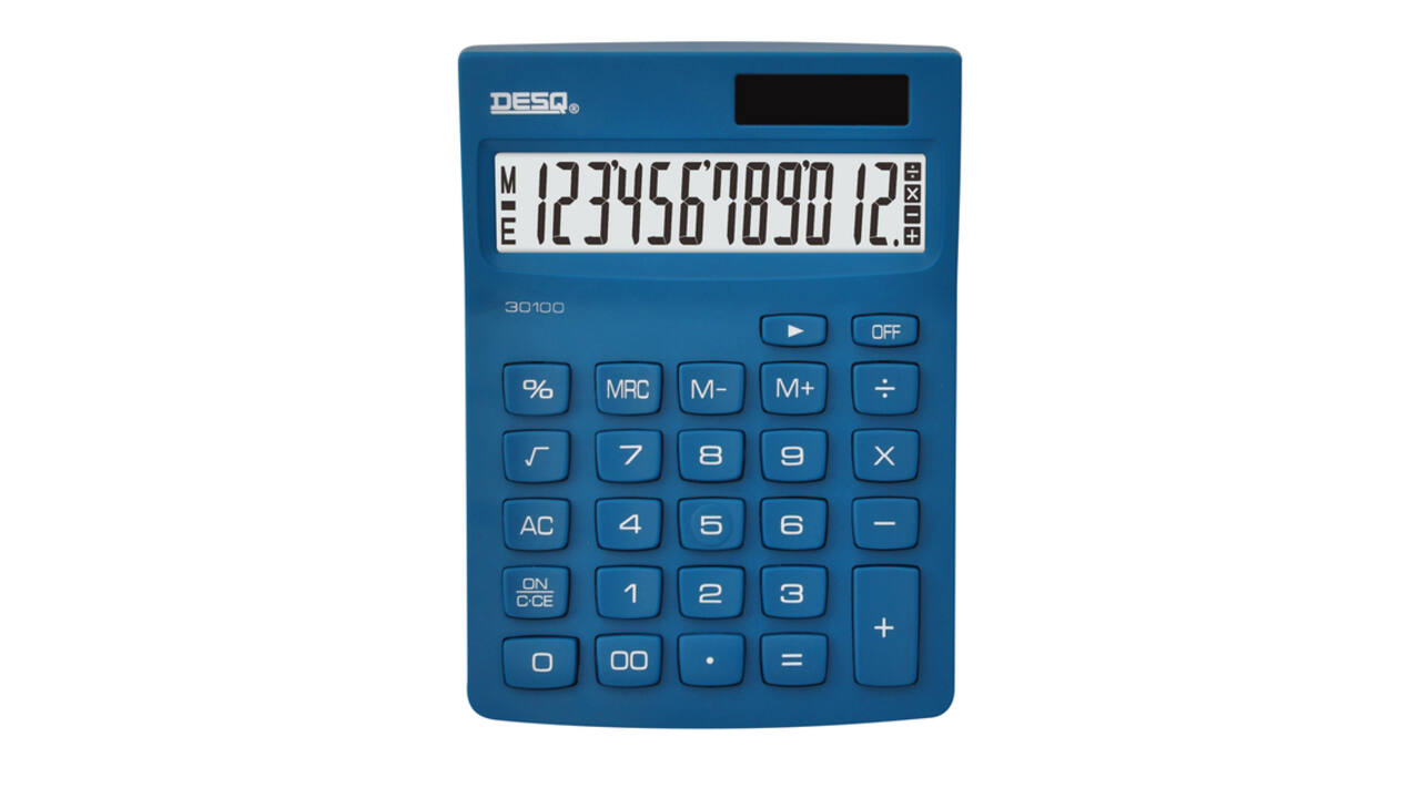 Rekenmachine Desq Compact navy