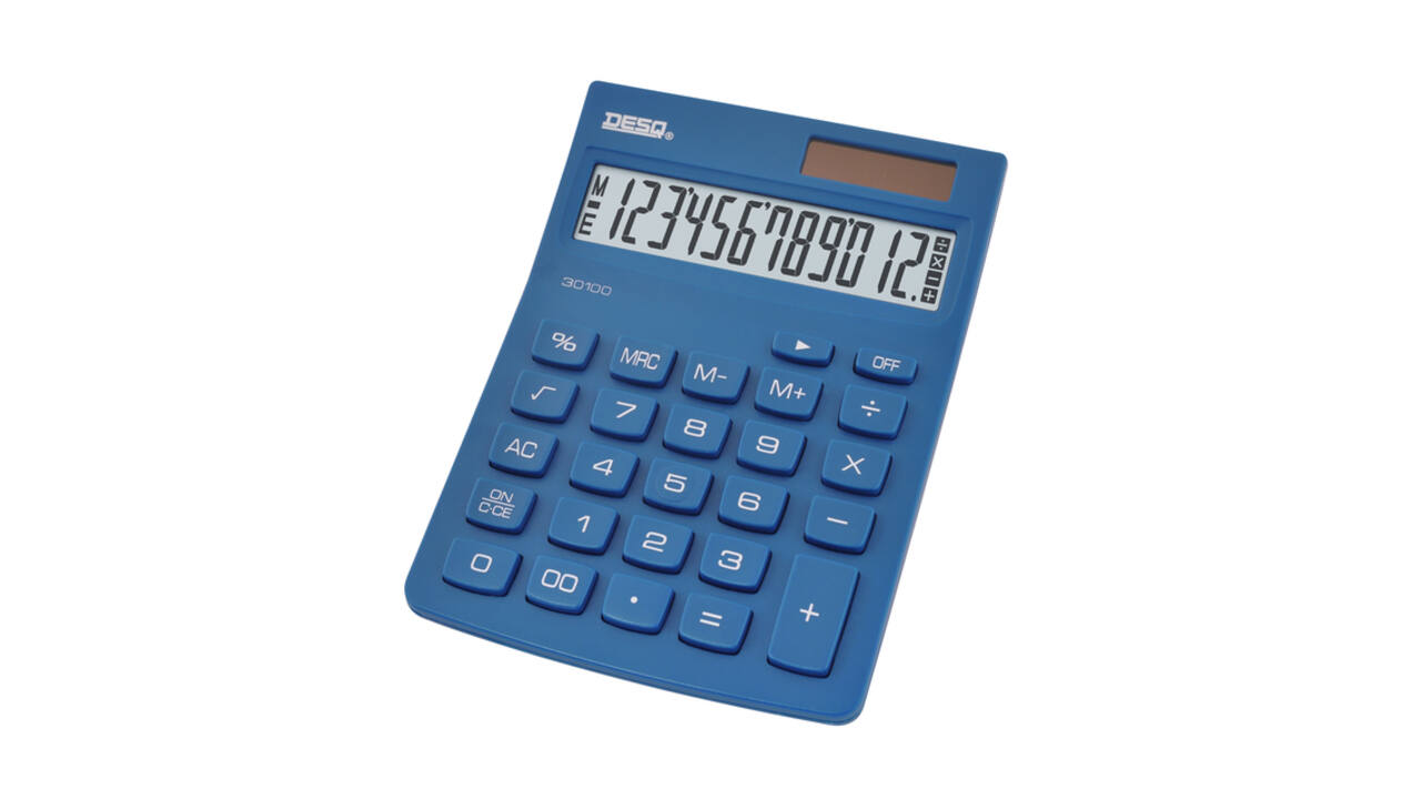 Rekenmachine Desq Compact navy