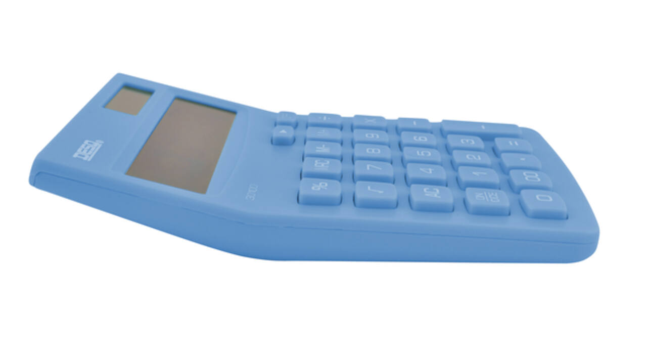 Rekenmachine Desq Compact sky blue