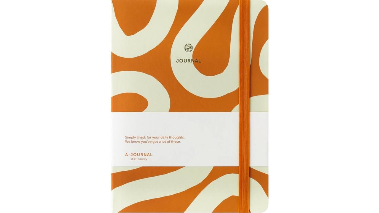 Notitieboek A5 Flow oranje A-Journal
