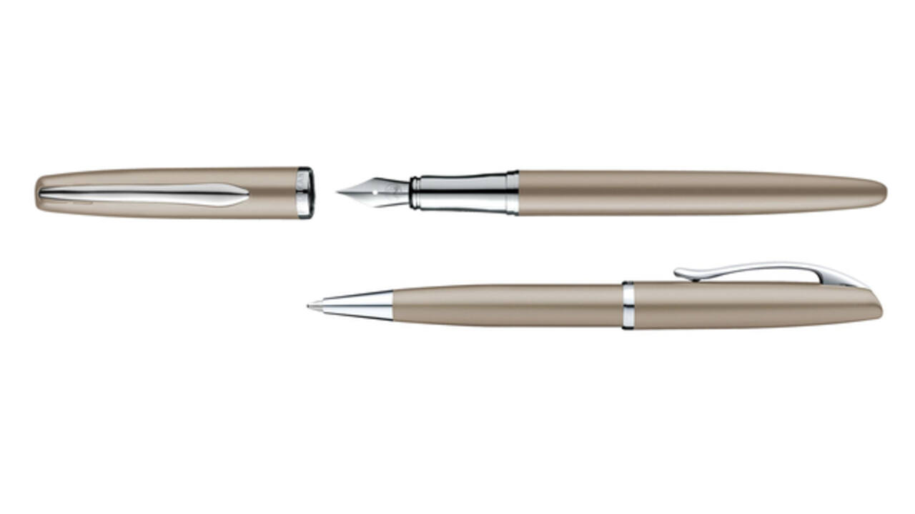Schrijfset Pelikan Jazz Noble Elegance K36+P36 medium taupe