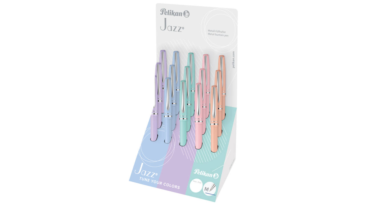 Balpen Pelikan Jazz Pastel K36CD medium assorti