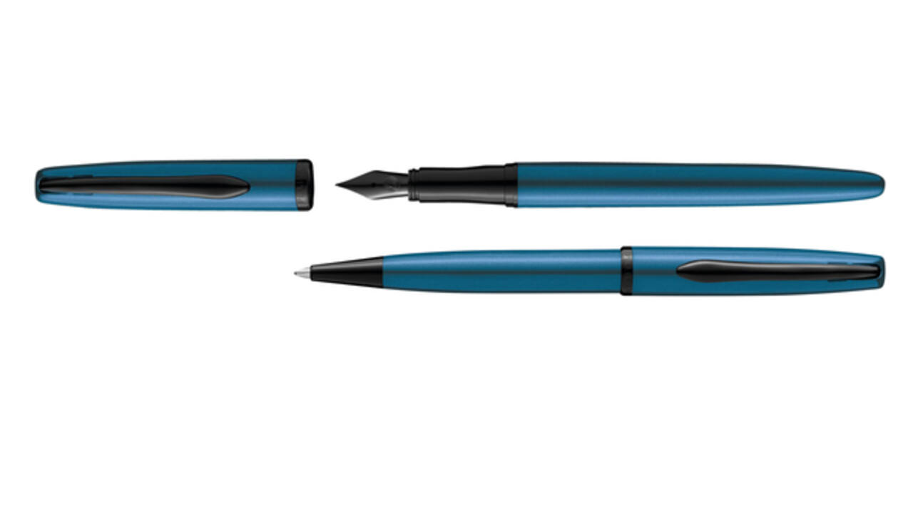 Schrijfset Pelikan Jazz Noble Elegance K36+P36 medium aquamarine