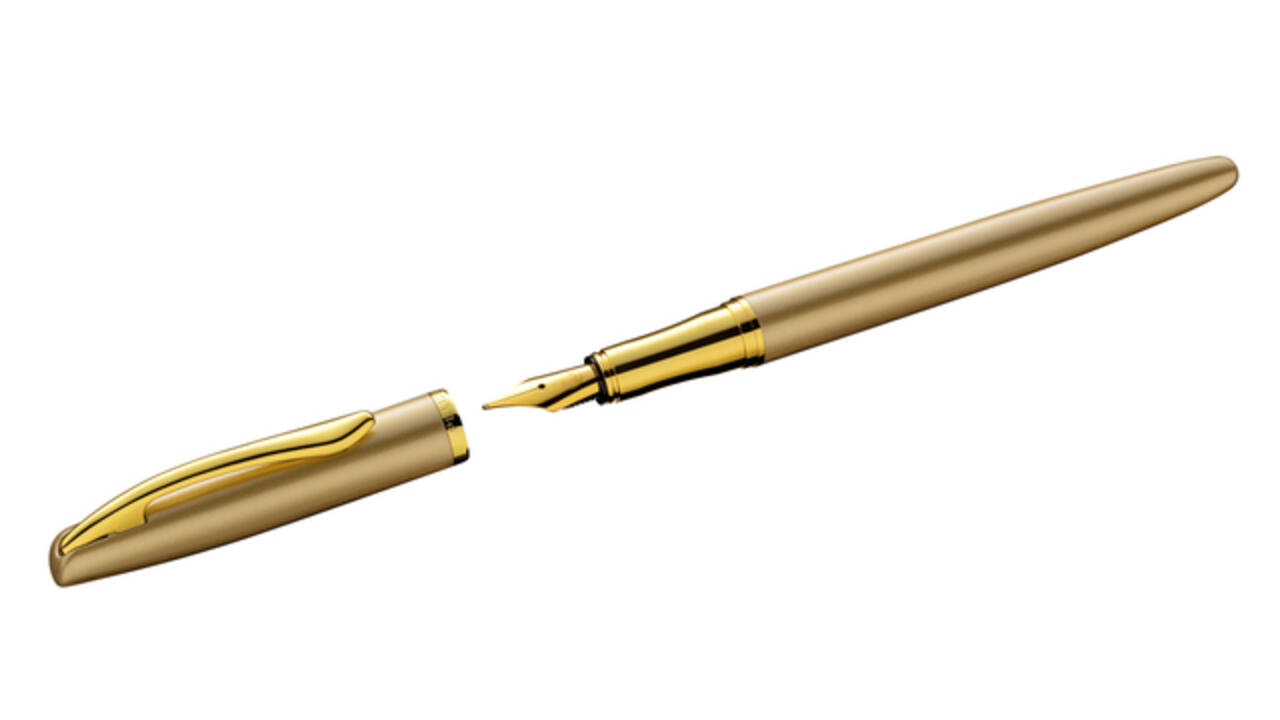 Schrijfset Pelikan Jazz Noble Elegance K36+P36 medium gold