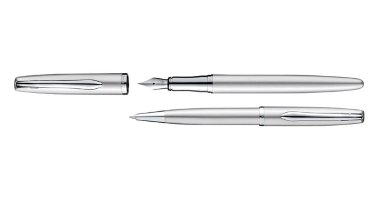Schrijfset Pelikan Jazz Noble Elegance K36+P36 medium silver