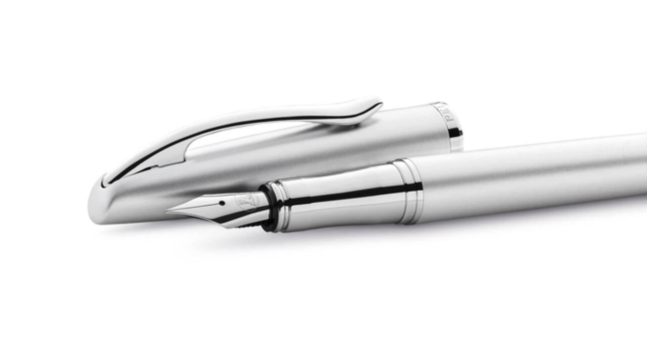 Schrijfset Pelikan Jazz Noble Elegance K36+P36 medium silver