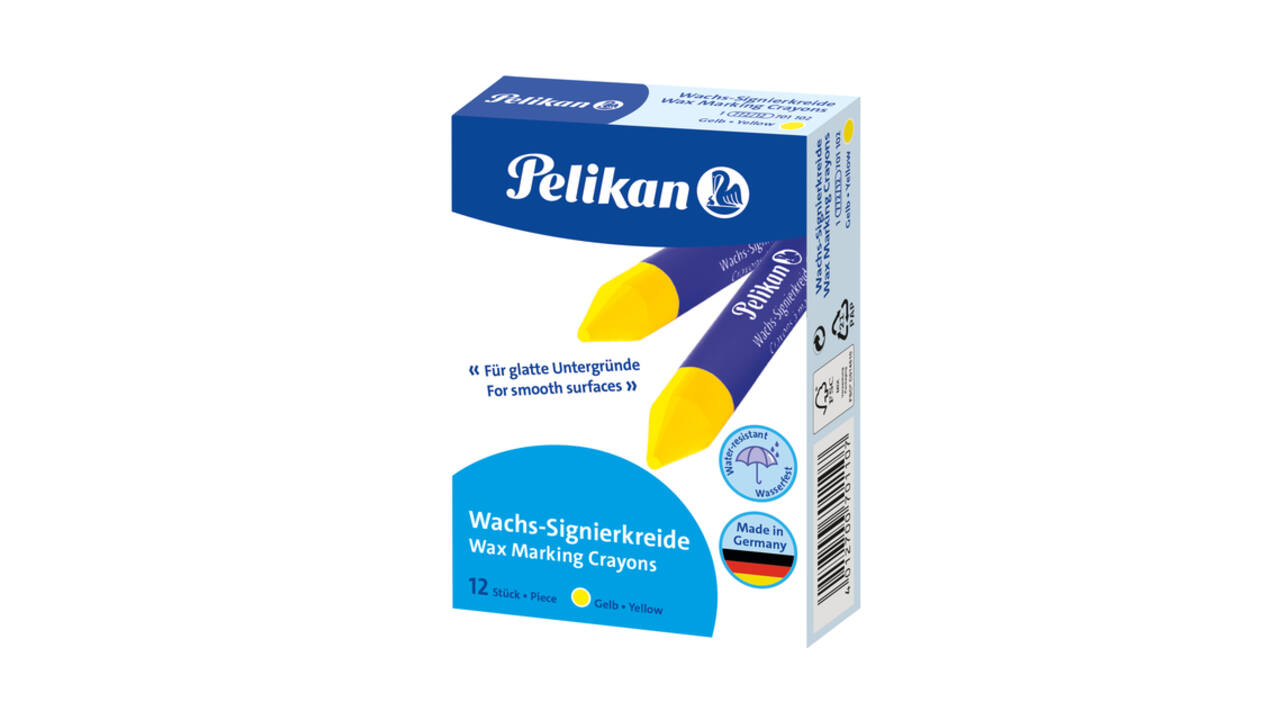 Markeerkrijt  Pelikan 772/12 geel
