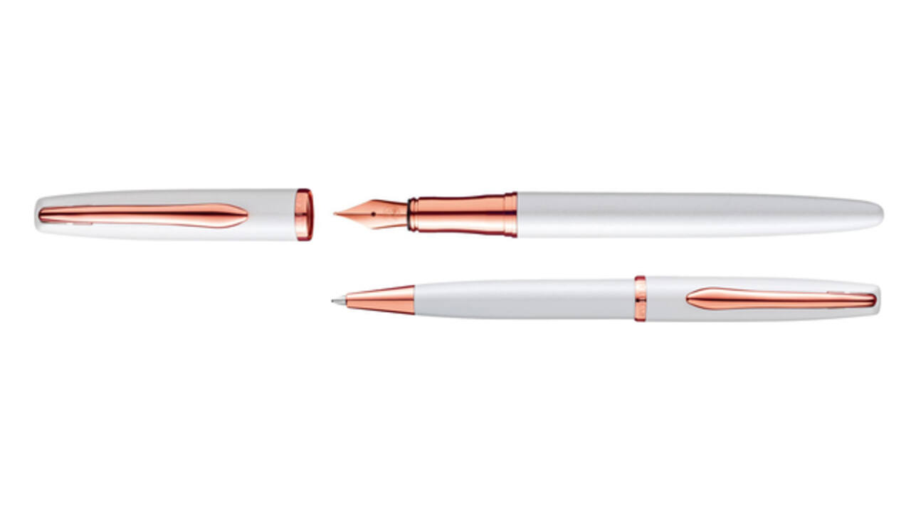 Schrijfset Pelikan Jazz Noble Elegance K36+P36 medium pearl