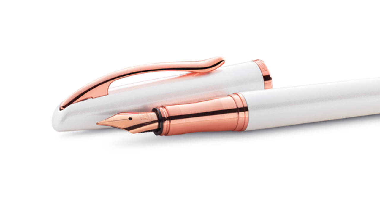 Schrijfset Pelikan Jazz Noble Elegance K36+P36 medium pearl