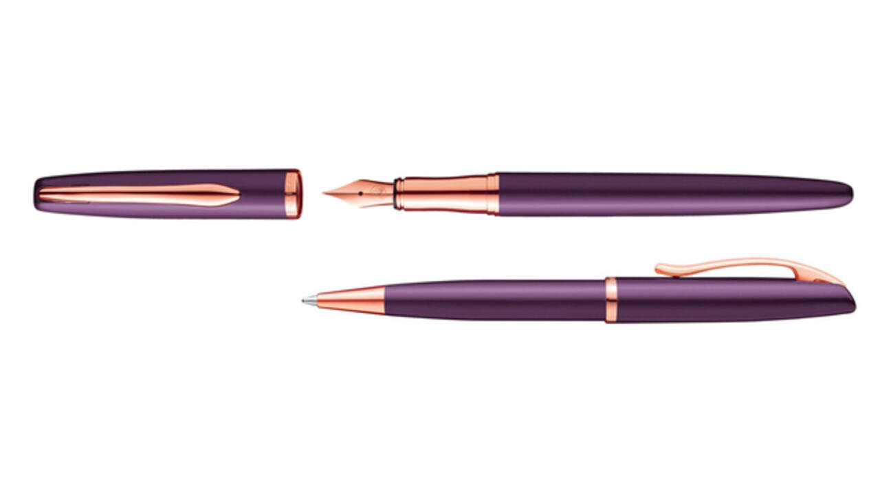 Schrijfset Pelikan Jazz Noble Elegance K36+P36 medium viola