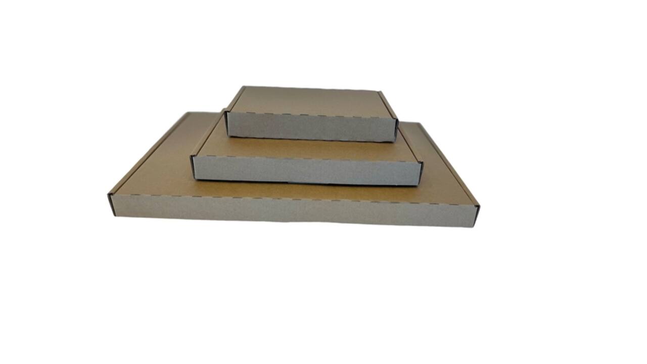 Brievenbusbox IEZZY A6 180x115x28mm karton bruin