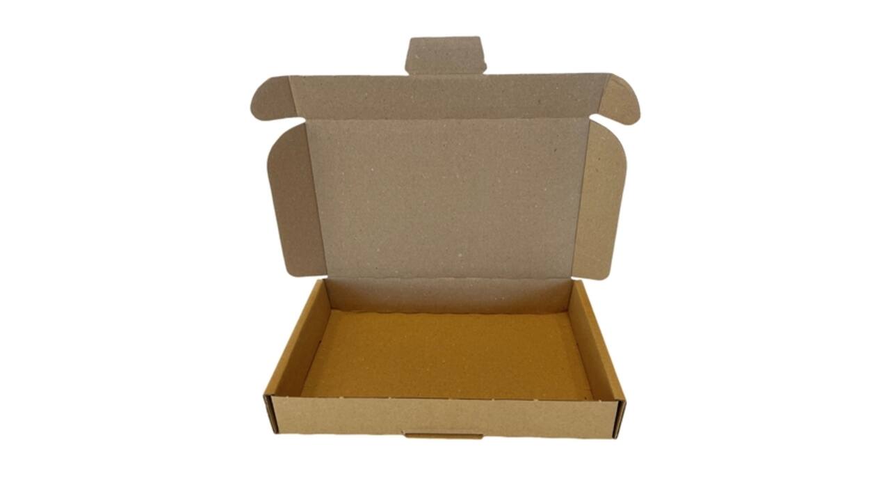 Brievenbusbox IEZZY A5 230x160x26mm karton bruin