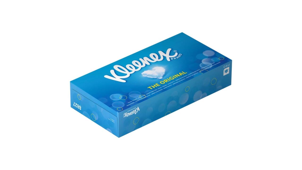 Facial tissues Kleenex 2-laags 100 vel wit 8827