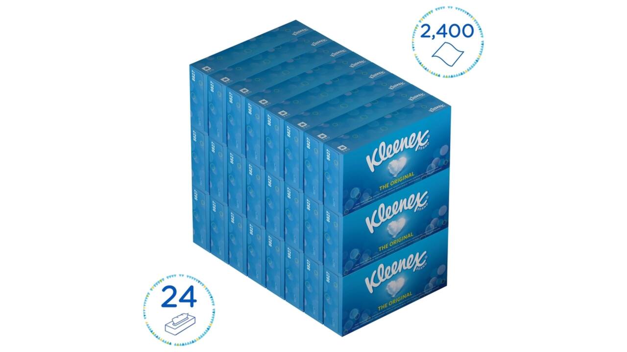 Facial tissues Kleenex 2-laags 100 vel wit 8827