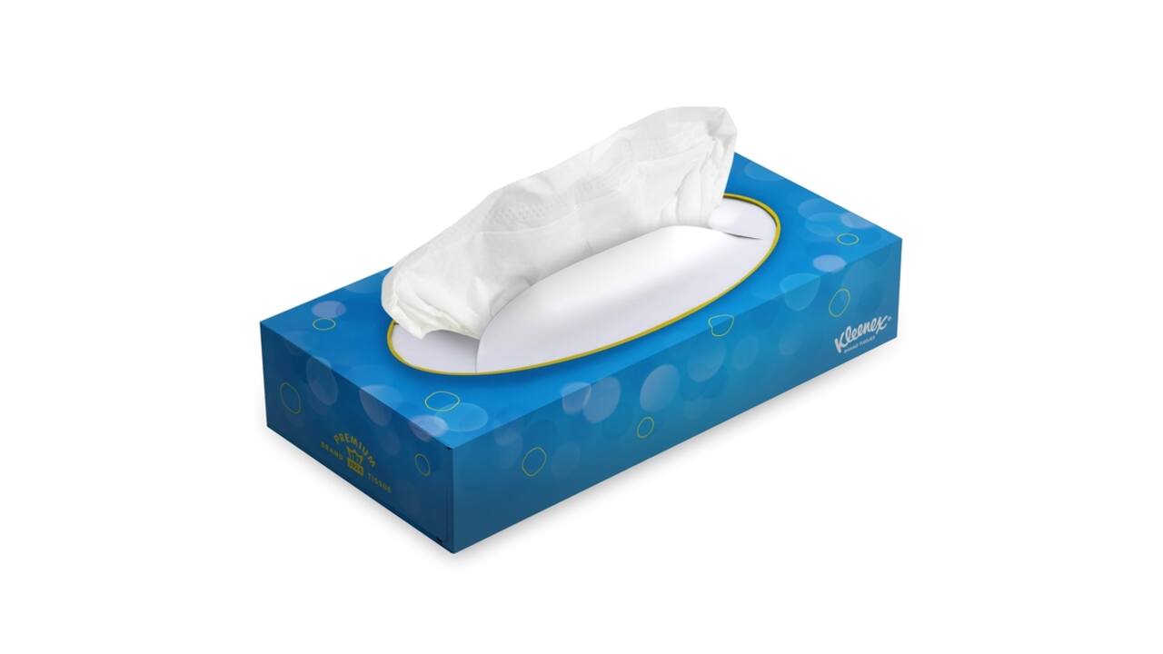Facial tissues Kleenex 2-laags 100 vel wit 8827