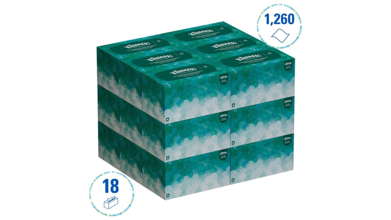 Handdoek Kleenex Ultra Pop-up Box 1-laags 226x254mm 70 vel wit 6088